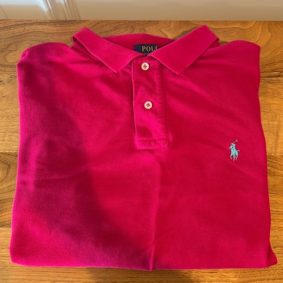 Ralph Lauren Polo Magenta Classic Fit Cotton Polo - XL - Picture 1 of 9